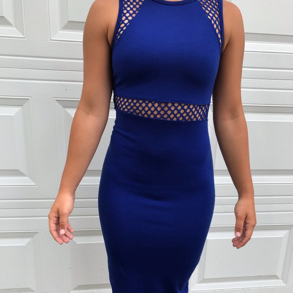 Royal blue formal dress